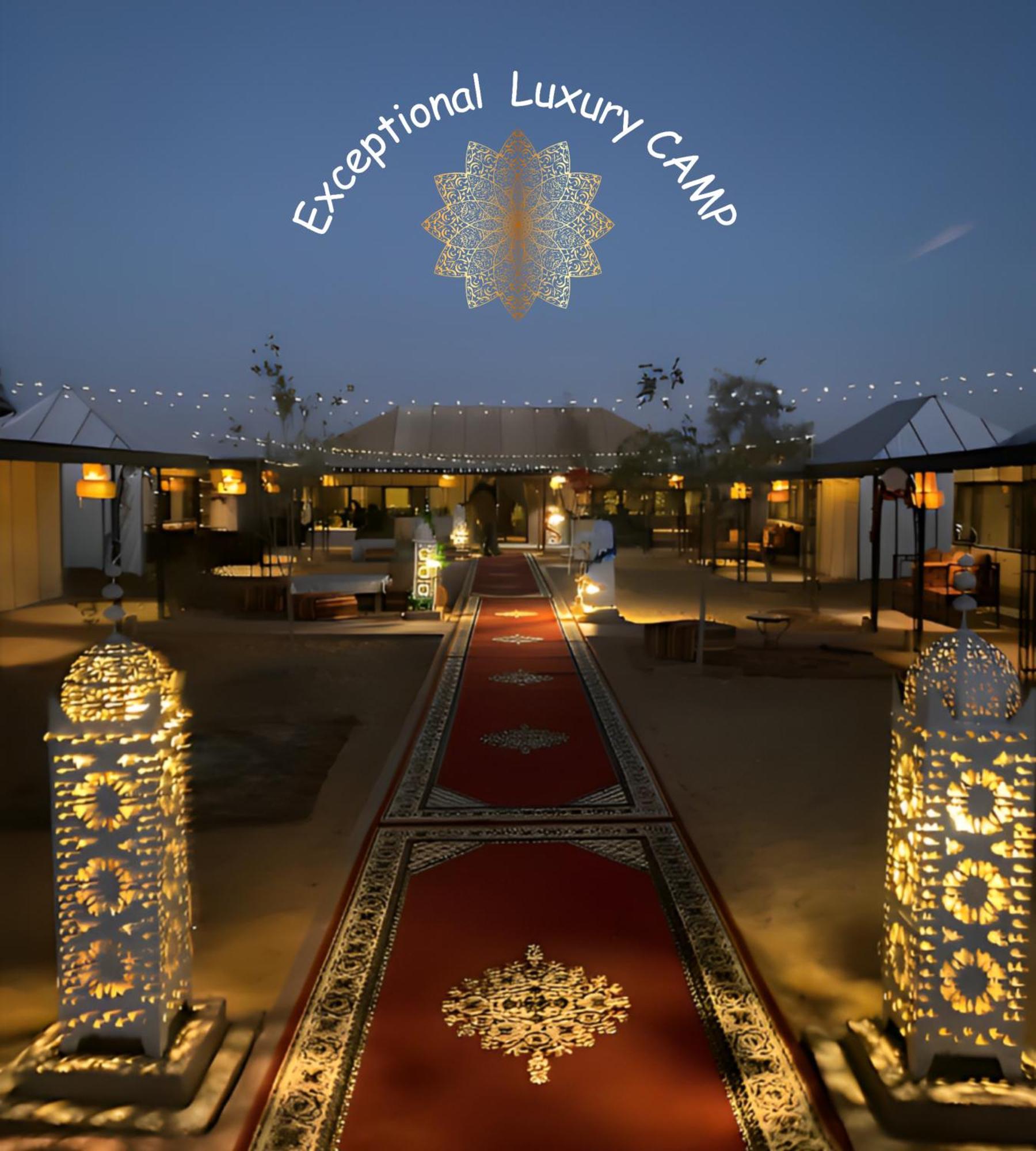 Hotel Exceptional Luxury Camp à Merzouga Extérieur photo